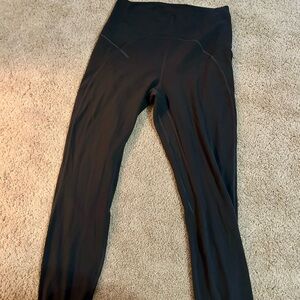 Dark Grey High-Waisted Leggings